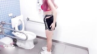 nanababe健身房被猥亵 带到厕所中出