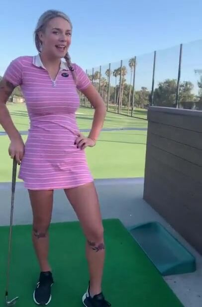 Golf Lesson with Gabbie