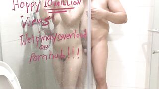 Happy 10 Million Views to us WetPinayers!  Shower Scene Bloopers
