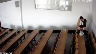 【网曝门】黑龙江科技大学S0404教室监控视频（可调视角有声监控高科技特写）